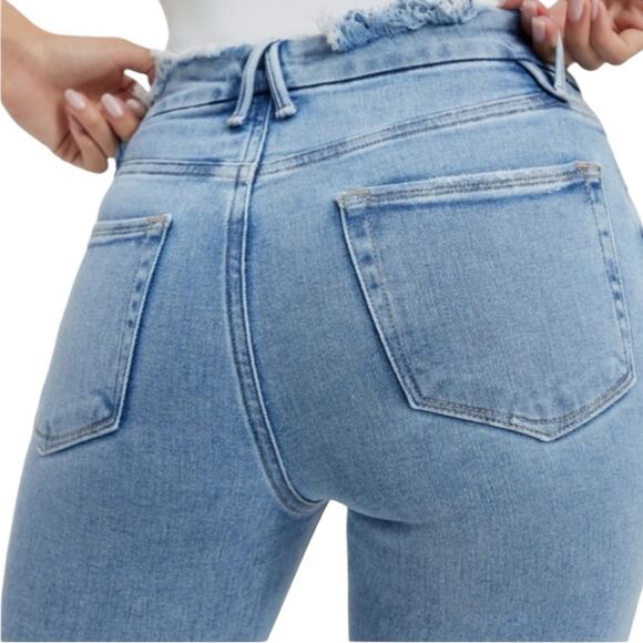 NWT Good American Good Legs Skinny Jeans in Indigo Size 12/31 Retail $135 - Picture 4 of 6